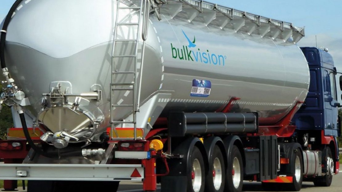 LKW mit Kennzeichnung von inotec für bulkvision