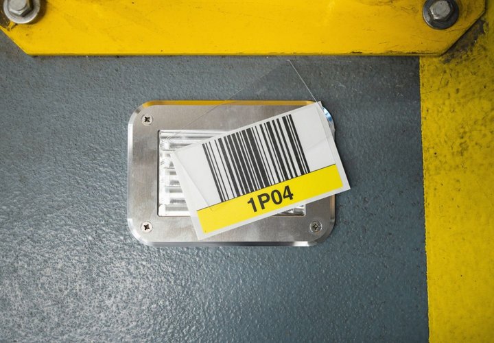 inotec Photo Barcode Bodenmarkierung Floorblock