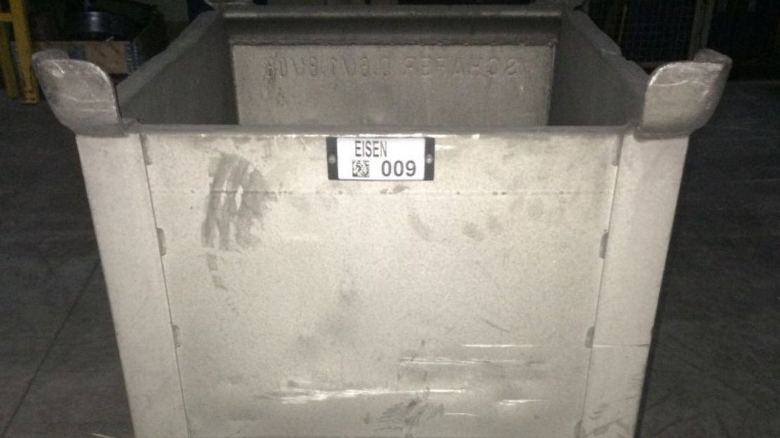 inotec Barcode RFID Industriekennzeichnung Glühkörbe