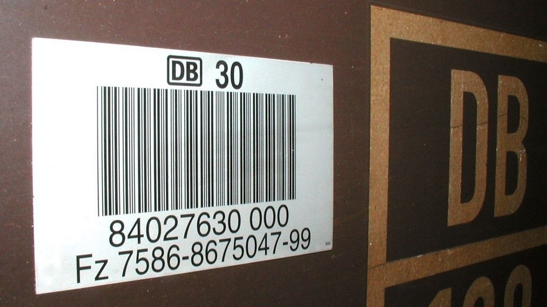 inotec Photo of Barcode Industrie extrem haltbar Deutsche Bahn