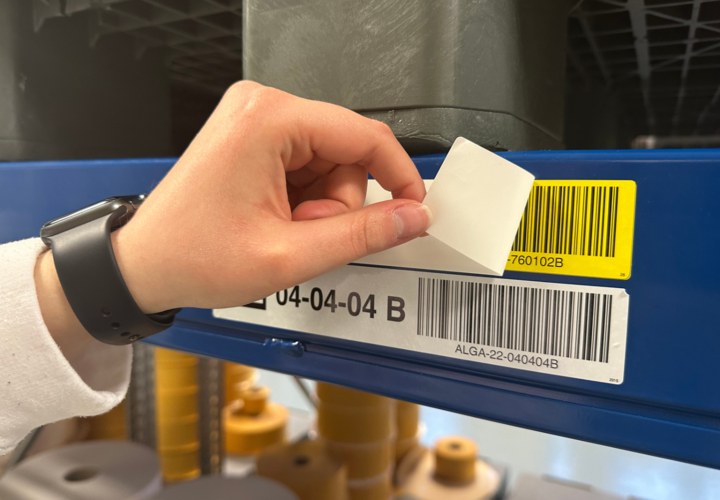 inotec Barcode RFID Label abloesbar Drytack