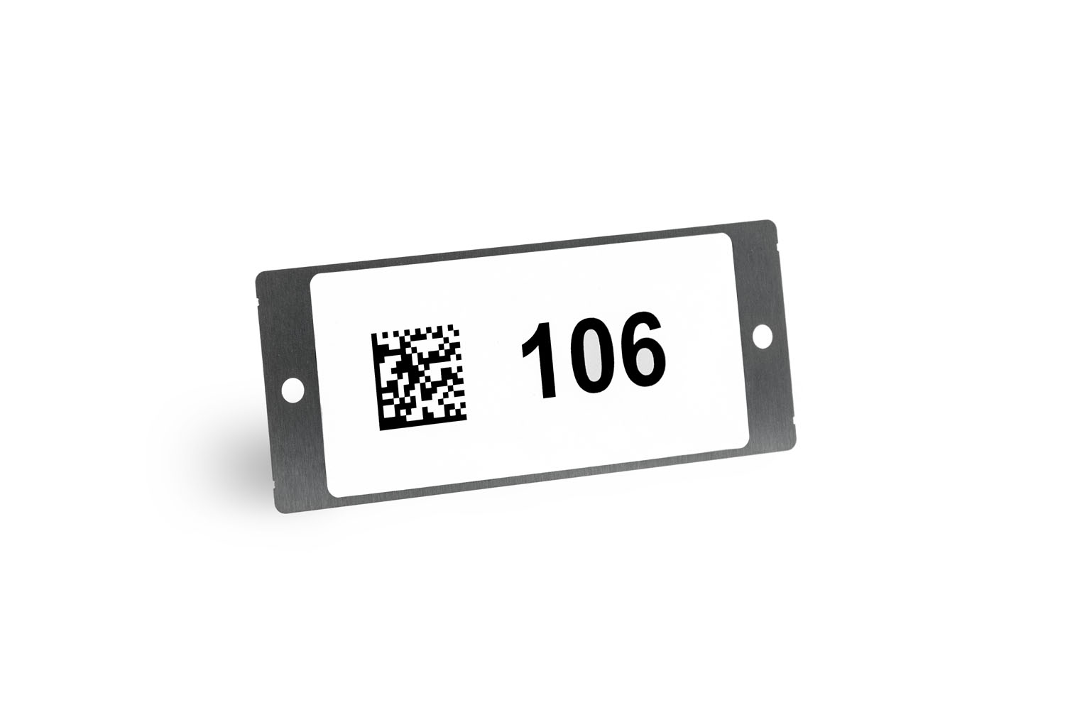 Bild von Barcode-Etikett aus Keramik für extreme Temperaturen