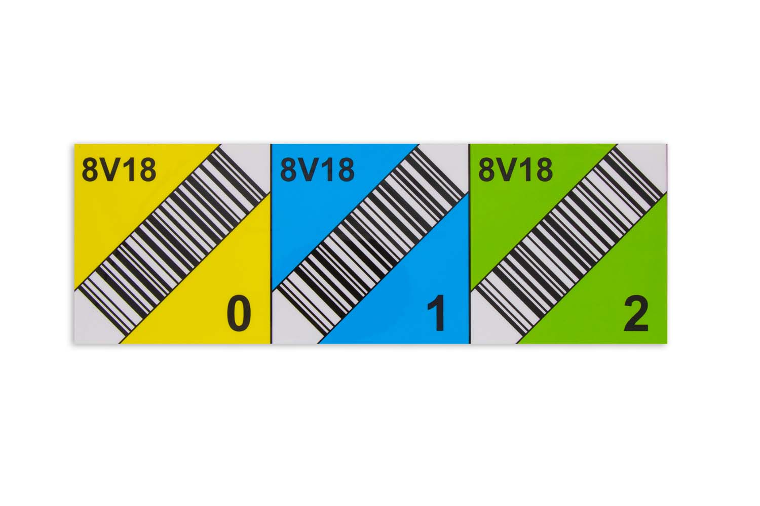 Besonders robustes Barcode-Etikett zum Kleben und Tackern